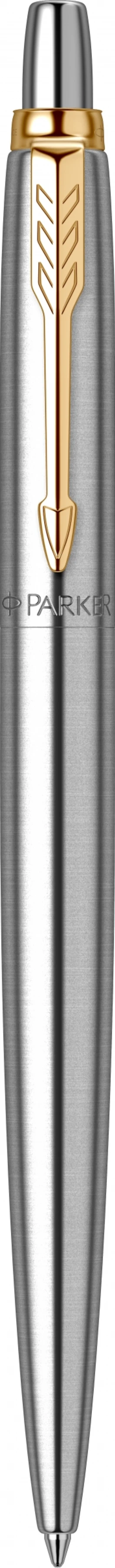 Ручка шариковая Parker Jotter Core K63, Stainless Steel GT — фото 2